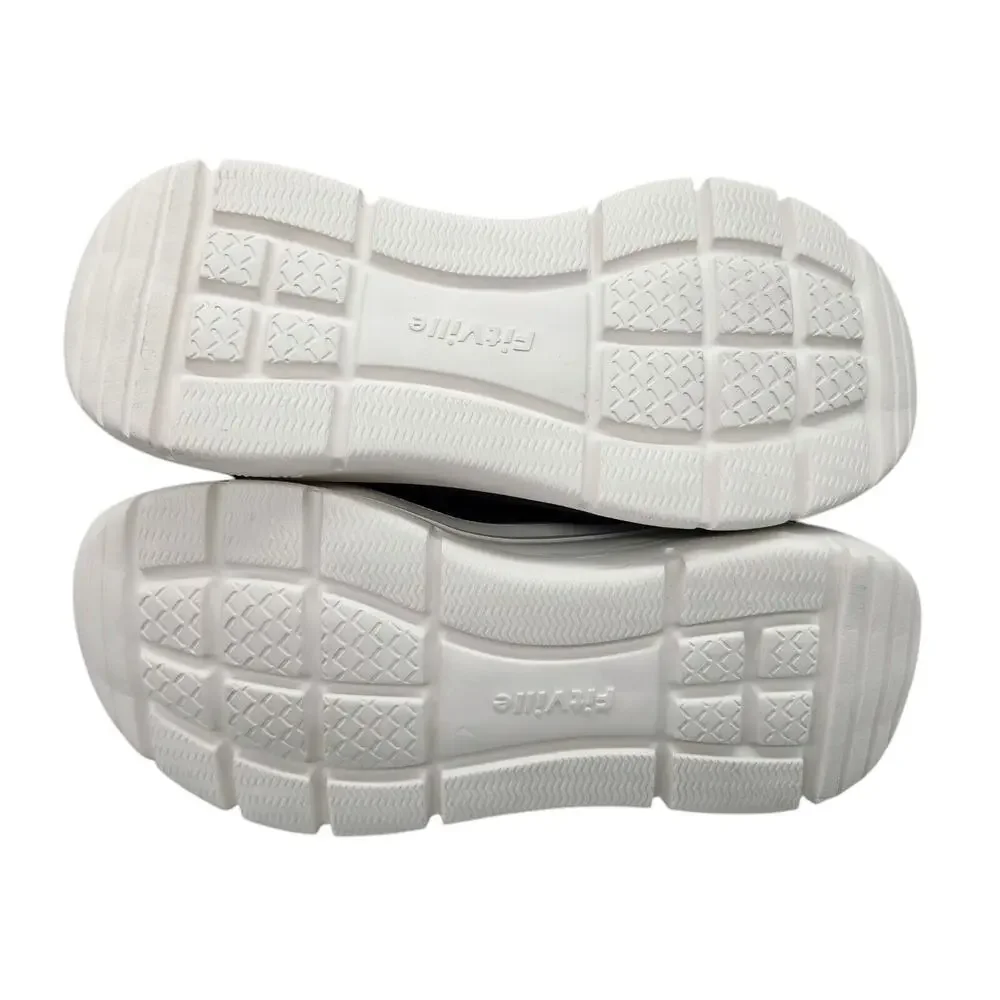 FitVille Men Walking Shoes Max Cushioning Lightweight Casual‎ Sneakers Size 8 M
